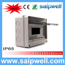 Saip Alta calidad IP65 12 maneras impermeable caja MCCB 250 * 195 * 90mm